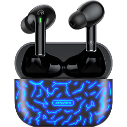 Airpods Awei Wireless Bluetooth T29 PRO BLue Light Black